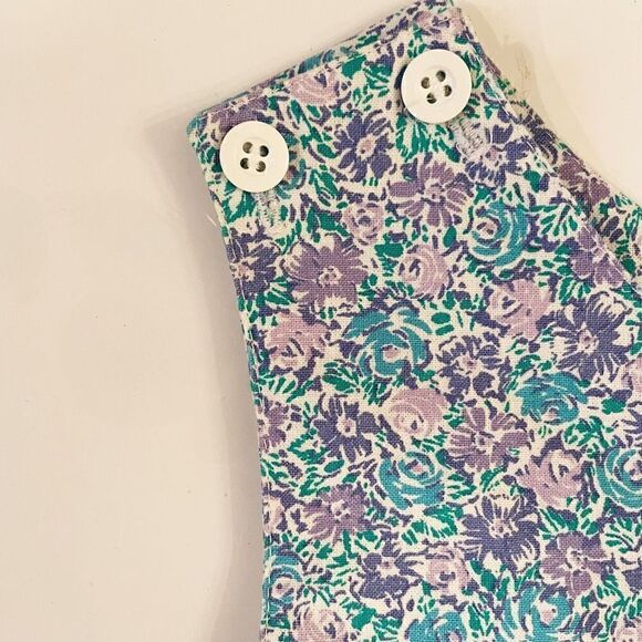 VTG Laura Ashley Mother & Child Floral Jumper Dress Cottagecore Prairie S 11 12 - Picture 4 of 7